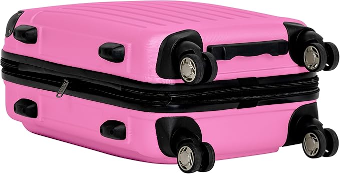 Kenneth Cole REACTION Renegade Luggage Expandable 8-Wheel Spinner Lightweight Hardside Suitcase, Watermelon, 20-Inch Carry On