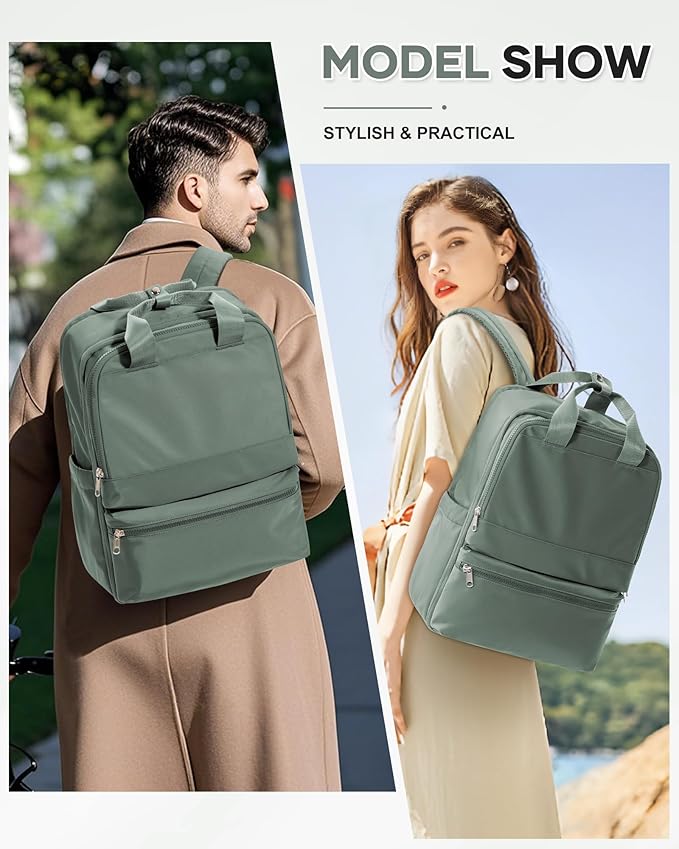 wepadre Small Travel Backpack for Women Men Personal Item Travel Bag Carry on Backpack for Travel Carry on Luggage