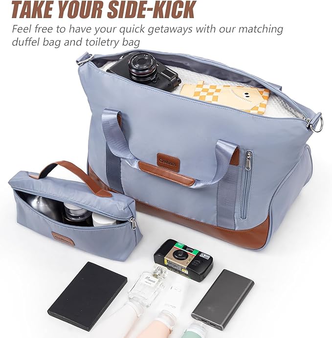 Carry On Luggage Sets 3 Piece, 20 Inch Luggage 22x14x9 Airline Approved with Wheels and TSA Lock, ABS Lightweight Hardshell Travel Suitcase Set with Duffel Bag Travel Bag for Men Women