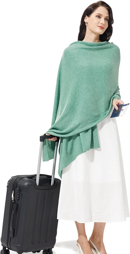 Soft Cashmere Blend Wrap Chic Scarf Stole for Women Wayfarer Travel Extra Large 87"x28"