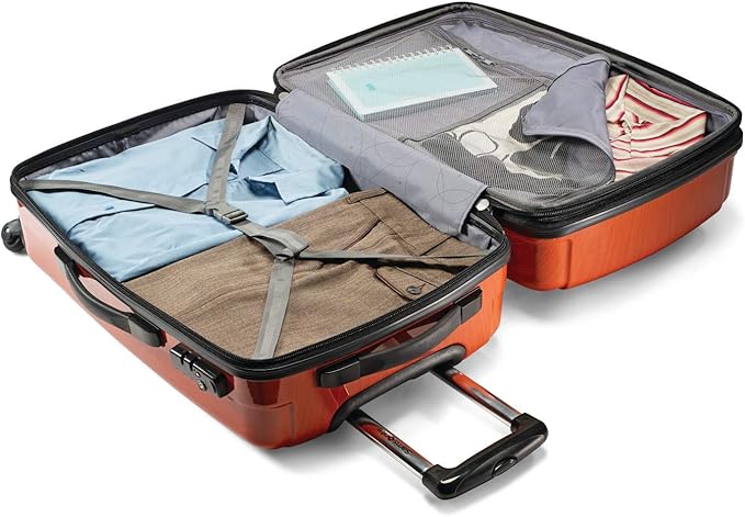 Samsonite Winfield 2 Hardside Expandable Luggage with Spinner Wheels, Orange, Carry-On 20-Inch