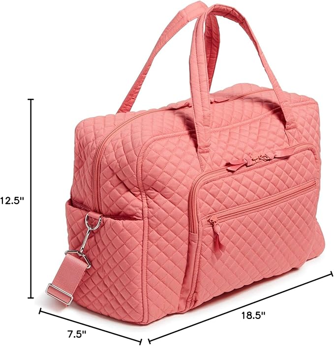 Vera Bradley womens Cotton Weekender Travel Bag