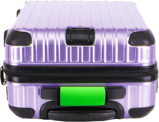 Neoprene Luggage Handle Wrap Fluorescent Colors Luggage Identifiers/Tags/Marker (Babyblue)