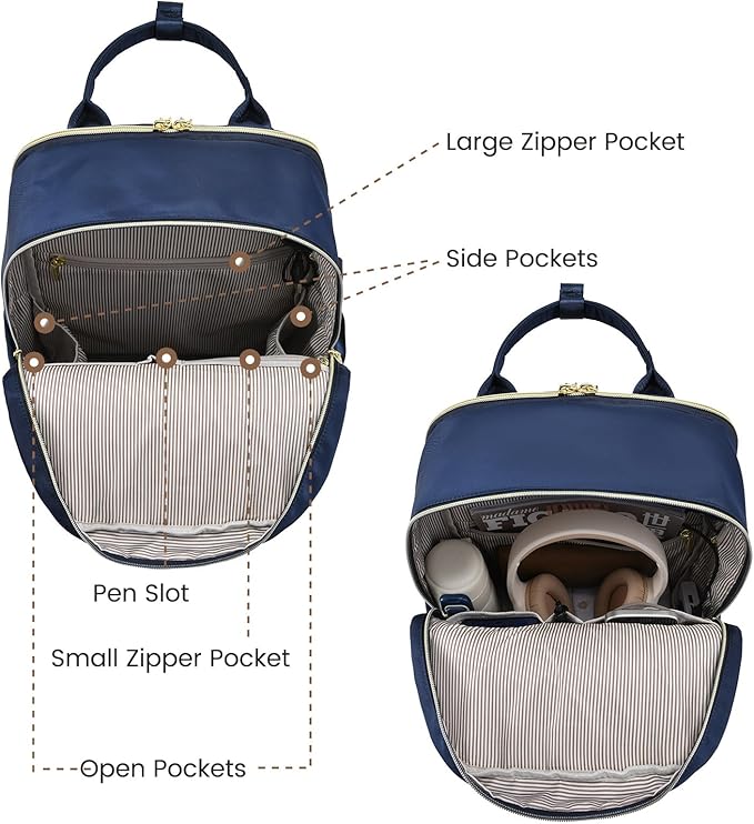 LOVEVOOK Laptop Backpack for Women 15.6 Inch Laptop Bag with USB Port, Fashion Waterproof Backpacks Teacher Nurse Stylish Travel Bags Vintage Daypacks for College Work