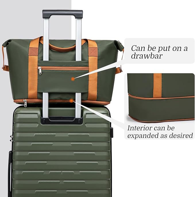 Luggage Sets 5 Piece Suitcases with Wheels, Suitcase Set ABS Hard Case Luggage with Spinner Wheels Durable Travel Luggage