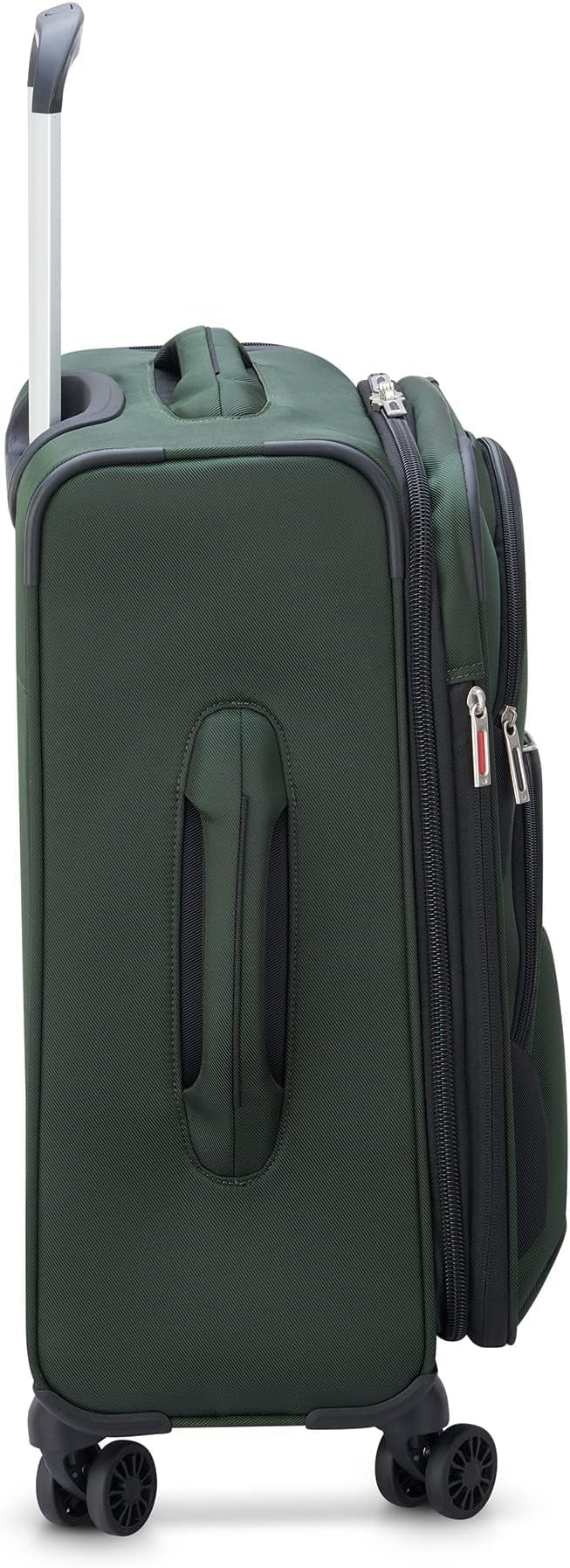DELSEY PARIS Sky Max 2.0 Softside Expandable Luggage with Spinner Wheels, Green, 2-Piece Set (21/Duffle)