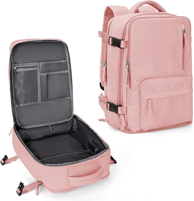 WONHOX Large Travel Backpack Carry on Flight Approved Laptop Work Business Backpack for Women Men Mochila de Viaje