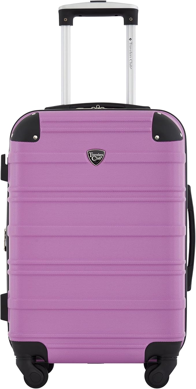Travelers Club Phoenix Luggage, Mulberry, 22-Inch Carry-On