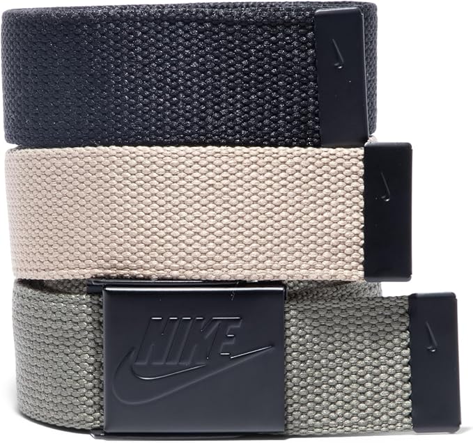Nike Men's 3 Pack Web Belt