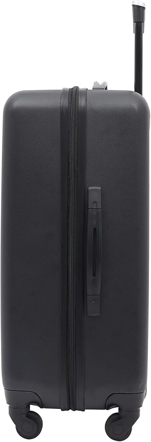 Wrangler Quest Luggage Set, Black, 3 Piece Set (28"/24"/20")
