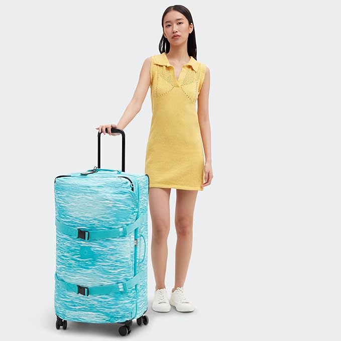 Kipling Women's Spontaneous Large 31-Inch Softside Spinner Wheel Luggage, Integrated TSA Accepted Lock