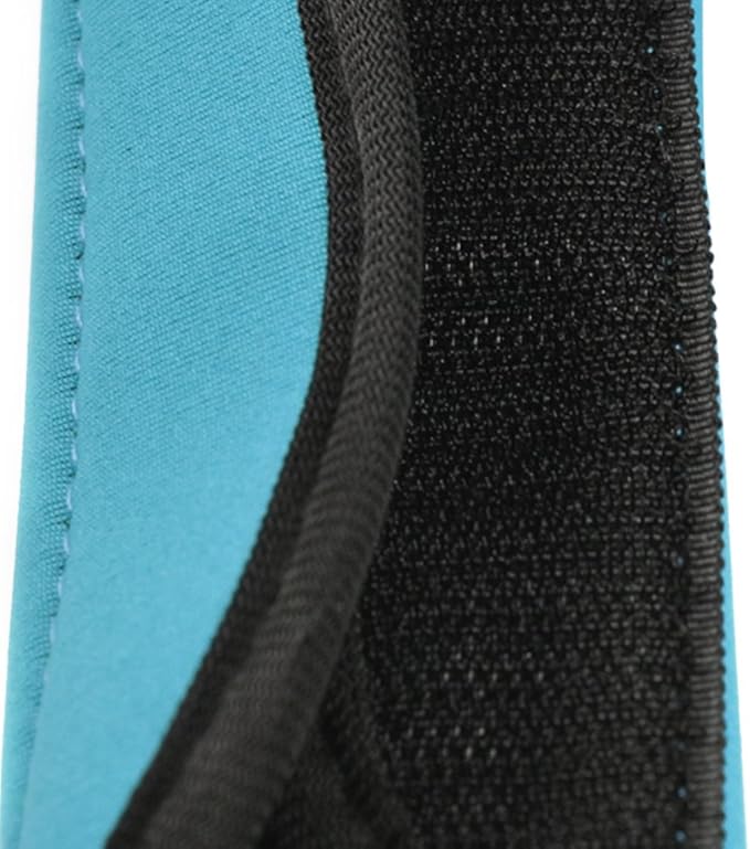 Cosmos 5 Pcs Aqua Blue Color Comfort Neoprene Handle Wraps/Grip/Identifier for Travel Bag Luggage Suitcase