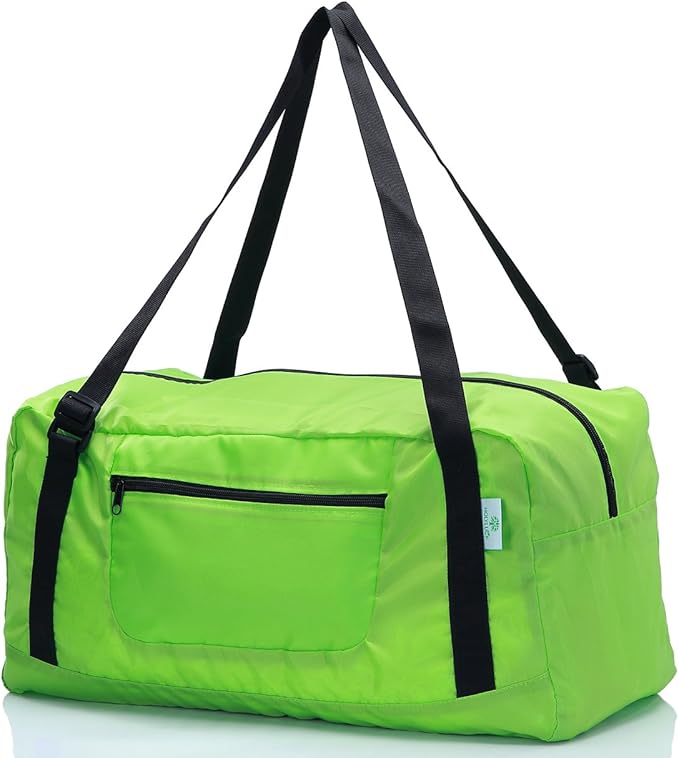 Foldable Travel Duffel Bag For Women & Men Luggage Great for Gym (Green)