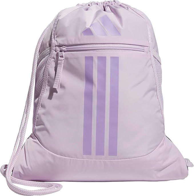 adidas Alliance Sackpack – Drawstring Backpack for Sports, Small Gym Bag