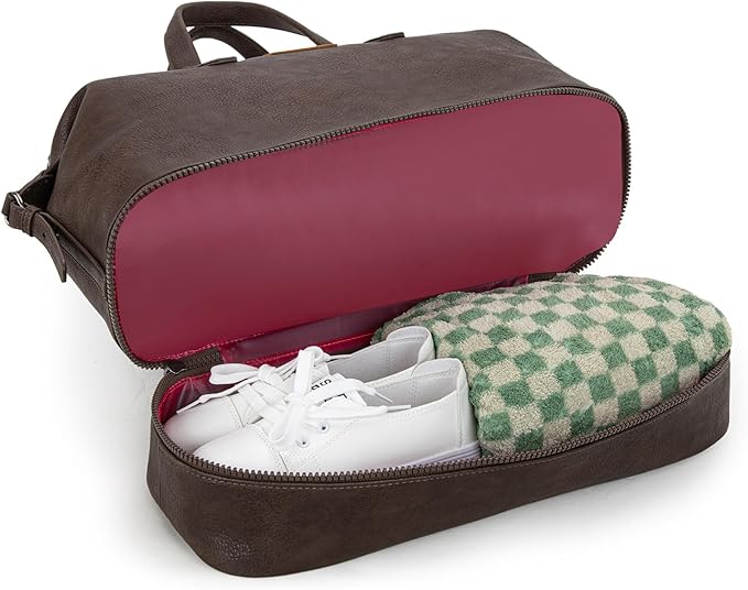 Wrangler Travel Duffel Bag Carry On Overnight Bag with Shoe Compartment Weekender Bag for Women WG253-5110CF