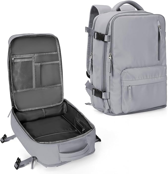 WONHOX Large Travel Backpack Carry on Flight Approved Laptop Work Business Backpack for Women Men Mochila de Viaje