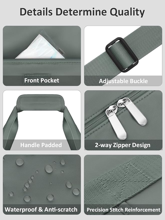 Expandable Travel Duffle Bags Weekender Overnight Bags for Women Men Hospital Bag for Women Labor Delivery with Toiletry Bag Waterproof