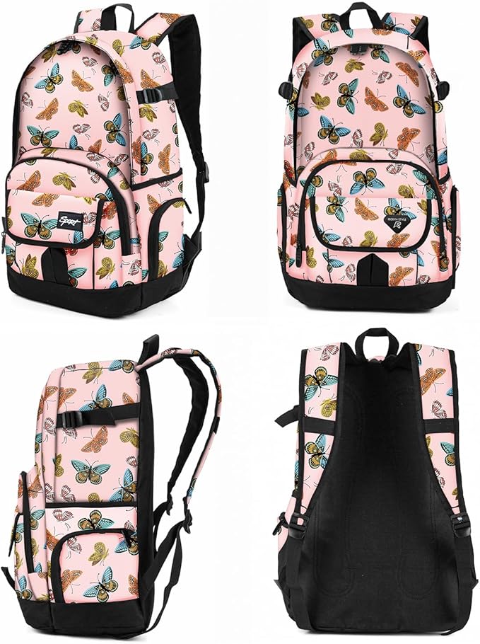 rickyh style School Backpack Travel Bag for Men & Women Lightweight College Back Pack with Laptop Compartmen