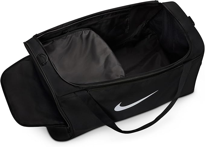Nike Brasilia Duffel Bag (Large), Black/Black/White, MISC