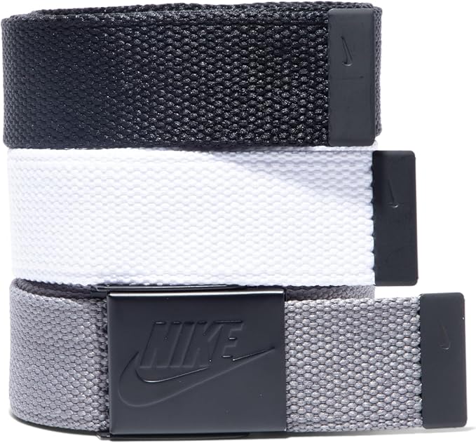 Nike Men's 3 Pack Web Belt
