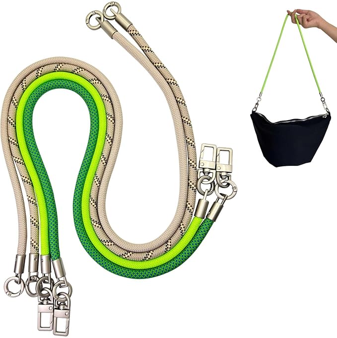 4-Pack Paracord Bag Handles – DIY Replacement Straps for Shoulder Bags, Crossbody Bags & Handbags