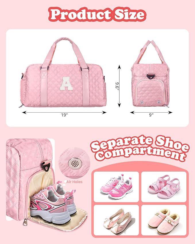Travel Bag Women, Overnight Bag, Kids Gifts for Daughter, Teacher Appreciation Gifts, for Teens, Gift for Friend Sister Women Gifts