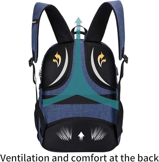 SHRRADOO Anti Theft Laptop Backpack Travel Backpacks with Combination Lock for Women Men High School College Backpack Computer Bag Fits 17 Inch Laptop,Royal Blue