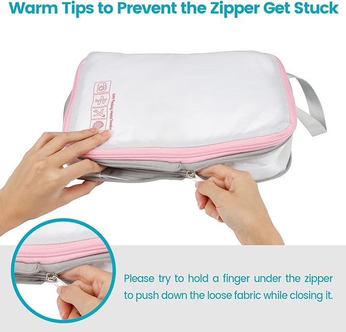 Cambond Compression Packing Cubes for Travel - Lightweight Expandable Travel Bags Luggage Organizers Travel Essentials Compression Cubes for Travel Space Saver for Carry on Suitcases Organizer