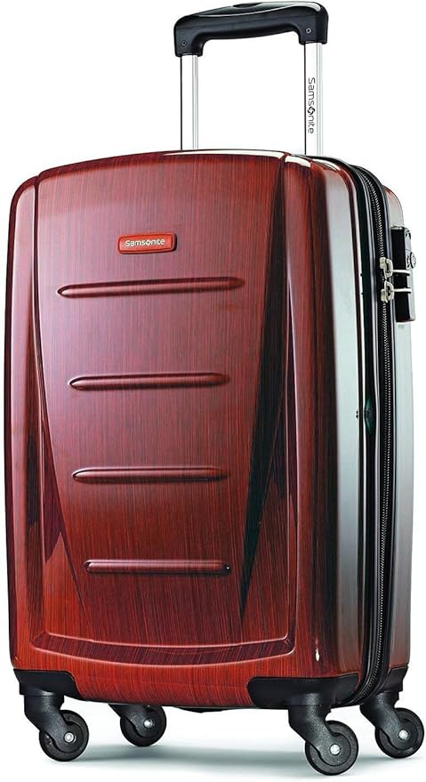 Samsonite Winfield 2 Hardside Luggage with Spinner Wheels, Burgundy, Carry-On 20-Inch