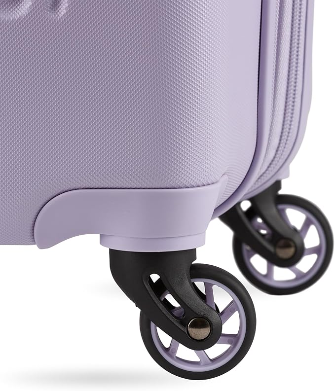 SwissGear 7366 Signature Hardside Expandable Luggage with Spinner Wheels, TSA Lock, Evening Haze, Checked-Medium 23-Inch