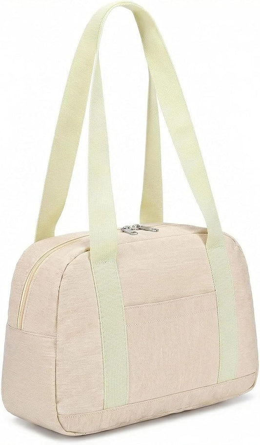 Mini Gym Bag for Women Girls, 12 inch Small Gym Tote, Lightweight Small Carry On Duffle Bag for Travel Sports