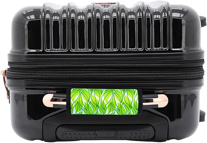 Neoprene Luggage Handle Wrap Fluorescent Colors Luggage Identifiers/Tags/Marker (Leaf)