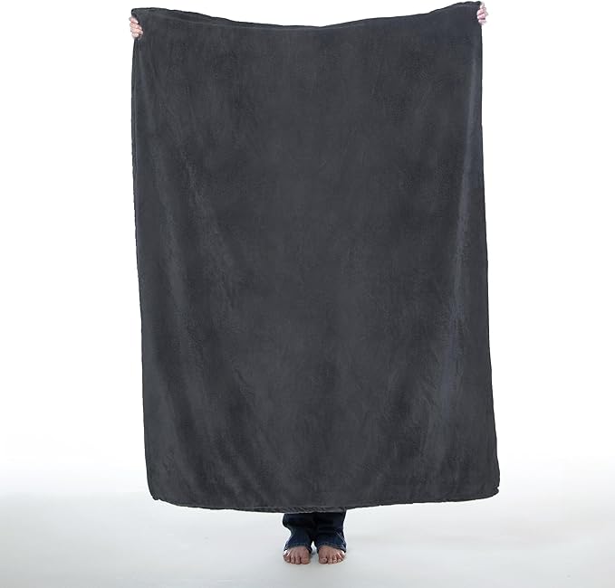 CARSTENS, INC. Travel Blanket, Premium Compact 2-in-1 Airplane Blanket/Pillow, Perfect Grey