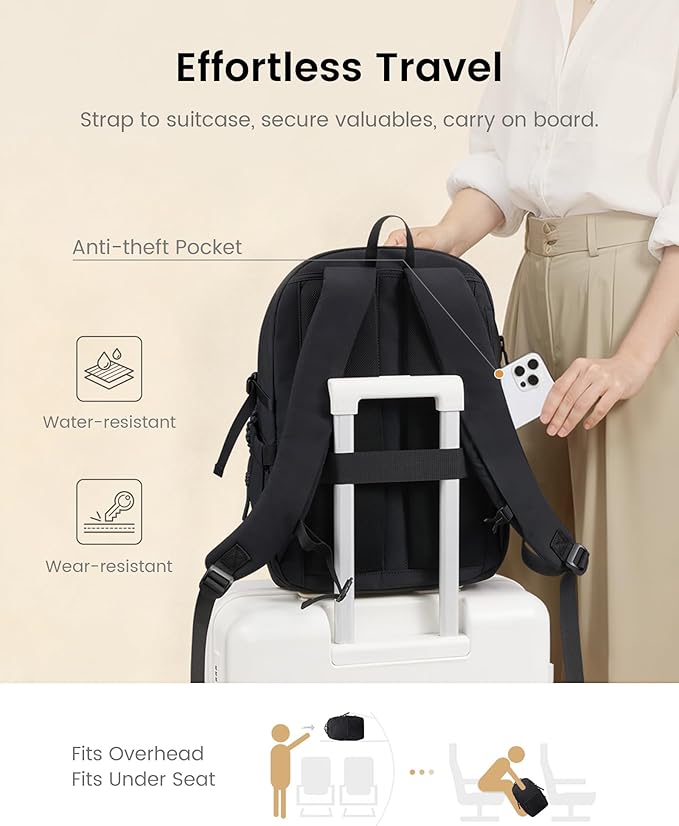 LOVEVOOK Laptop Backpack for Women with Giant Tumbler Holder - 15.6Inch Work Computer Travel Backpack with Laptop Compartment, Water Resistant, Cute Commuter College Teacher Nurse Purse Bag, Pink