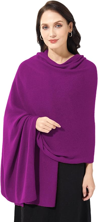 Soft Cashmere Blend Wrap Chic Scarf Stole for Women Wayfarer Travel Extra Large 87"x28"