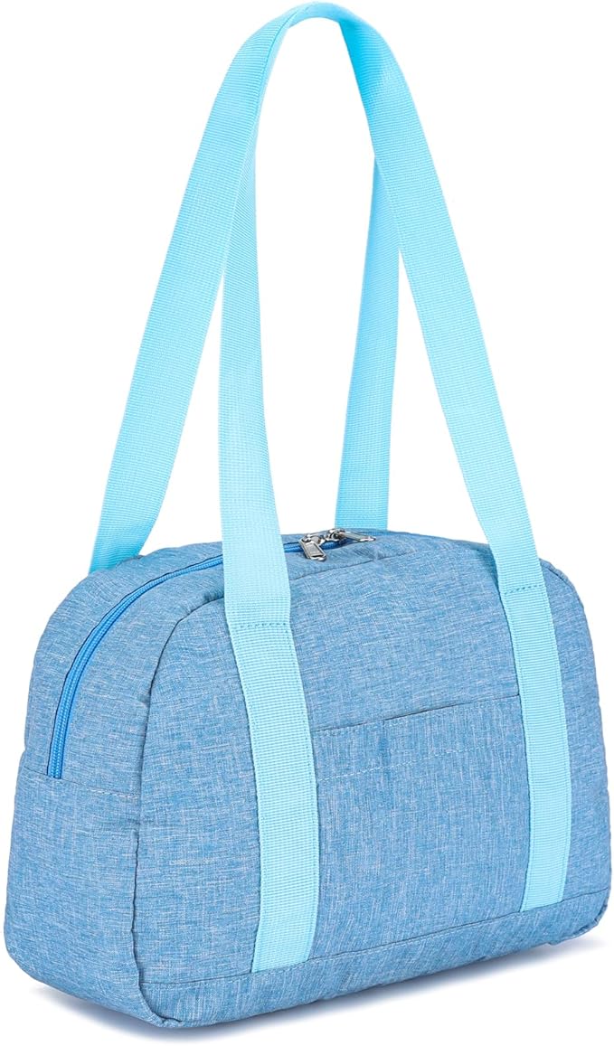 Mini Gym Bag for Women Girls, 12 inch Small Gym Tote, Lightweight Small Carry On Duffle Bag for Travel Sports