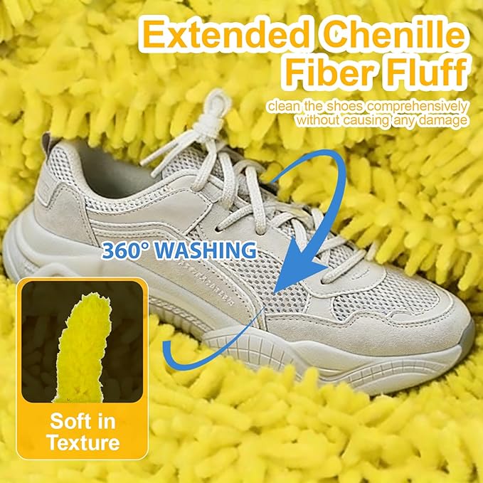Shoe Washing Machine Bag,Laundry Shoe Bag For Washer And Dryer,Shoe Washing Bag for Washing Machine, Shoe Cleaning Bag For All Shoe Types Reusable Shoe Washing Bag (Grey 2pcs)