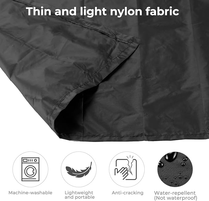 Pocket Picnic Blanket for 1 Person, 43.3x27.56″ (1.27oz) Super Light Compact Beach Blanket, SandProof Waterproof Portable Beach Picnic Mat for Outdoor Hiking Camping Travel Festival(Black)