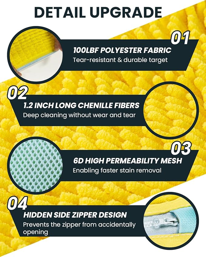 Shoe Washing Machine Bag: 2 Pack Reusable Shoes Cleaning Bags, Heavy Duty Shoe Laundry Bag for Washer & Dryer, 360° Deep Clean for Sneakers Tennis Shoes