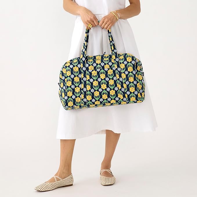 Vera Bradley Women's Miramar Weekender Travel Bag - Premium Cotton
