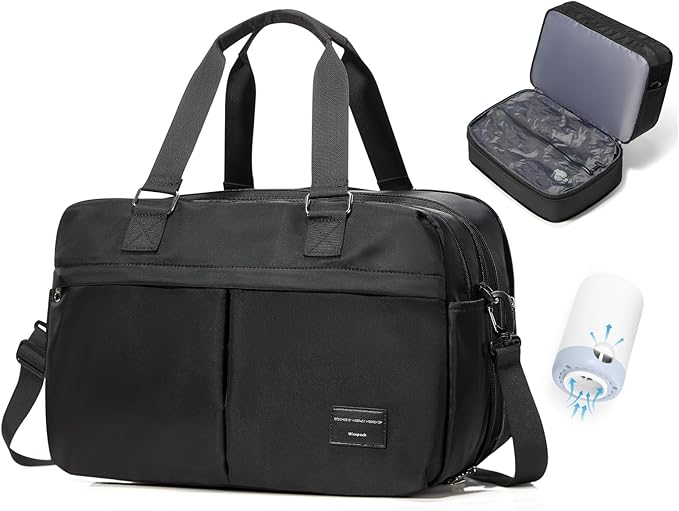 Gym Bag Womens,Travel Duffel Carry on Bag Sport Tote Bag Weekend Overnight Bag