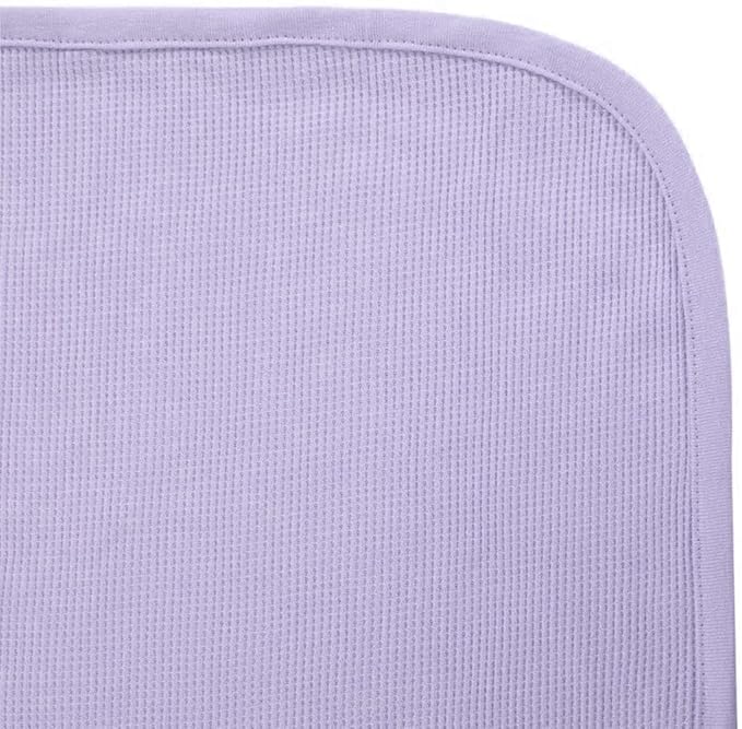 American Baby Company 100% Cotton Thermal Waffle Swaddle Blanket (30" x 40"), Soft, Breathable & Stretchy, Lavender, for Boys and Girls, Perfect for Swaddling, Travel and Gifting