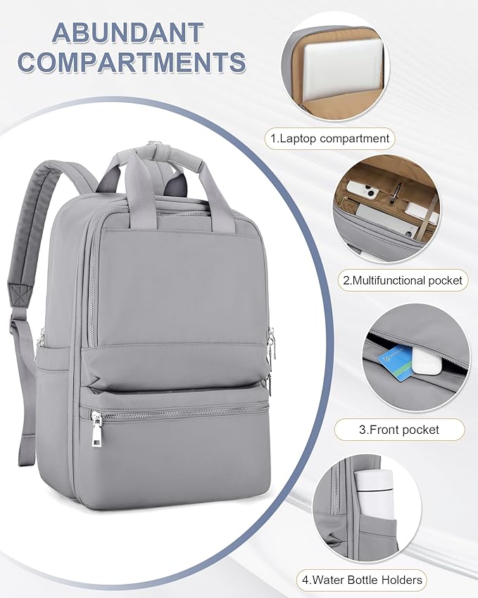 wepadre Small Travel Backpack Carry on Flight Approved Personal Item Travel Bag Carry on Backpack for Women Work Laptop Backpack for Traveling Personal Bags for Airplanes