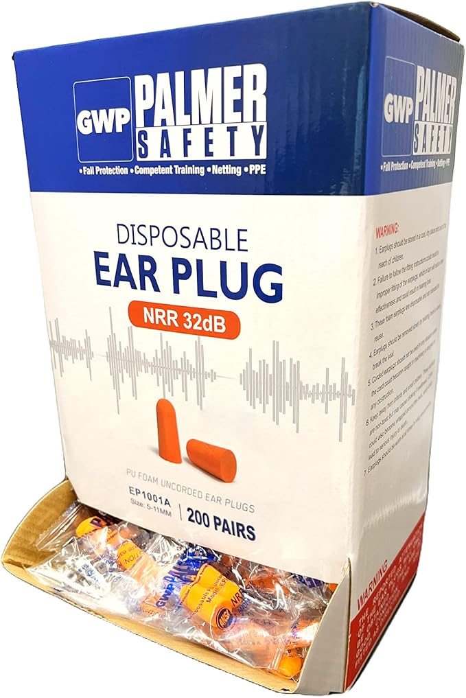 ATERET Earplugs 600 Pairs I 32db Noise Cancelling Soft Disposable Ear Plugs I Safety Hearing Protection for Travel Concert Hunting Shooting Range Work Construction
