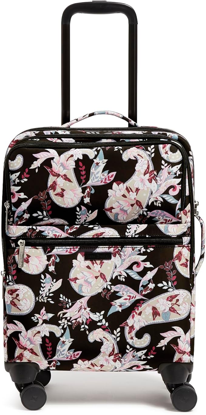 Softside Rolling Suitcase Luggage, Botanical Paisley, 22" Carry On