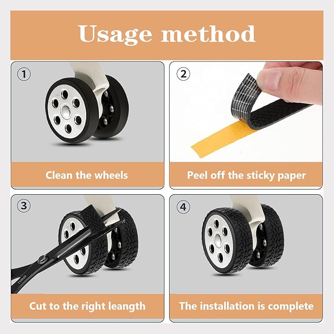 8Pcs Luggage Wheel Covers, Suitcases Wheel Covers, Silicone Luggage Protector, Durable, Mute and Shock Absorption, Waterproof (Grey)