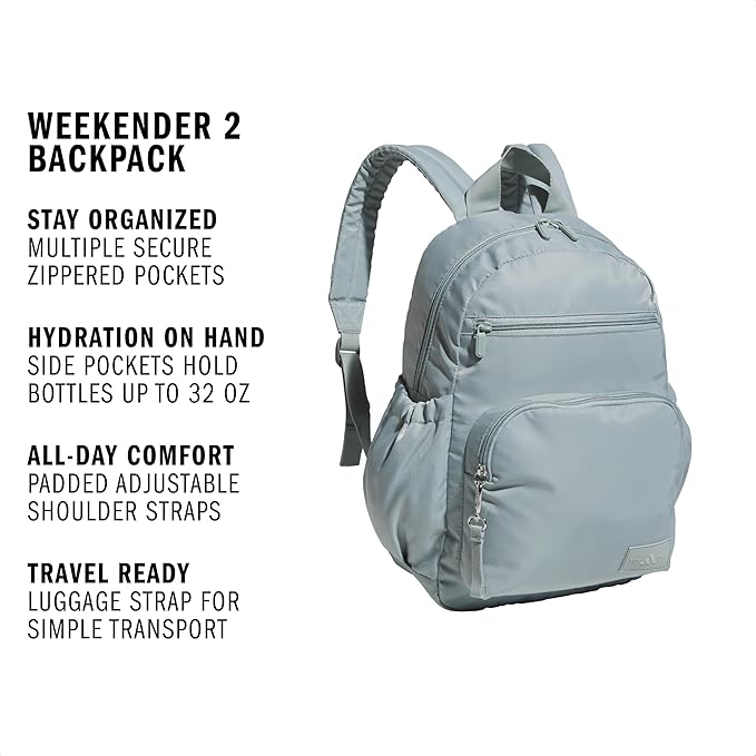 adidas Weekender Backpack – Small Lightweight Everyday Bag, 19L