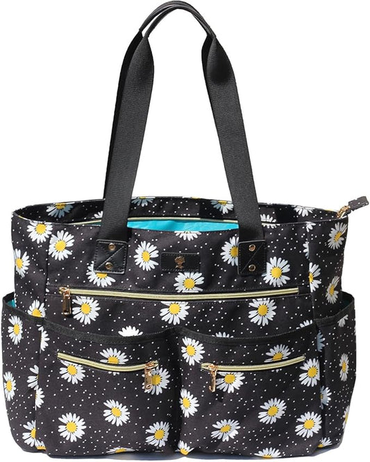 Weekender Bag Carry On Bag Overnight Tote Travel Duffle with 13 Pockets for Travel,Work，Gym,Beach,Teacher,Nurse
