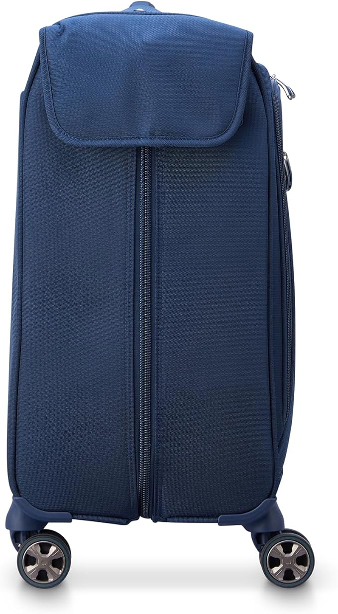 DELSEY PARIS Helium DLX Rolling Garment Bag with Spinner Wheels, Navy Blue