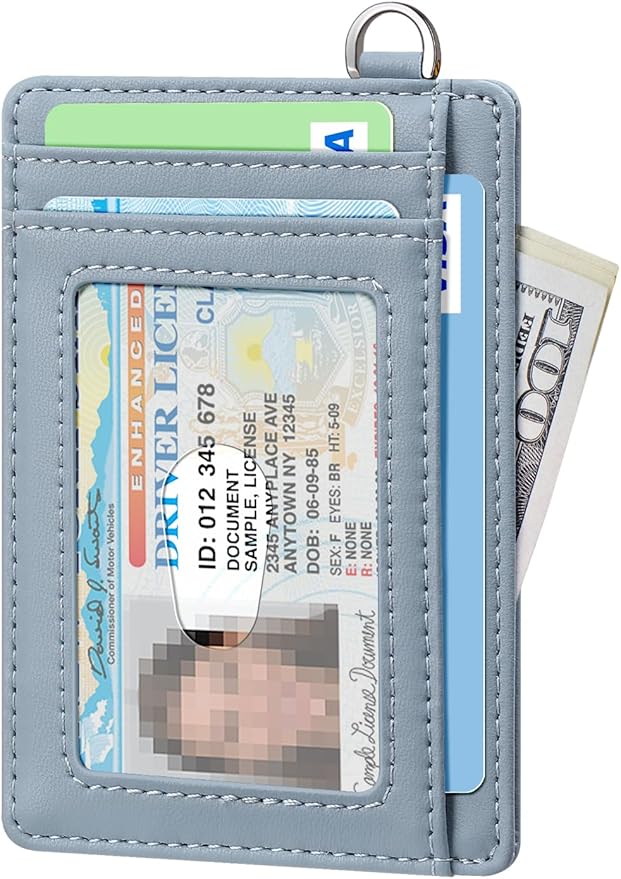 FurArt Slim Minimalist Wallet, Front Pocket Wallets, RFID Blocking, Credit Card Holder for Men